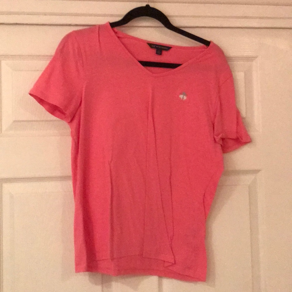 brooks brothers pink t-shirt